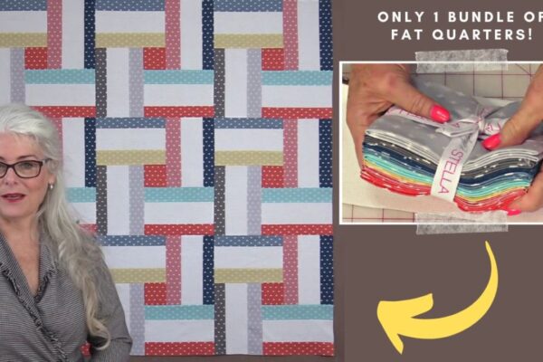 Finished Easy Basket Weave Quilt, a completed DIY project