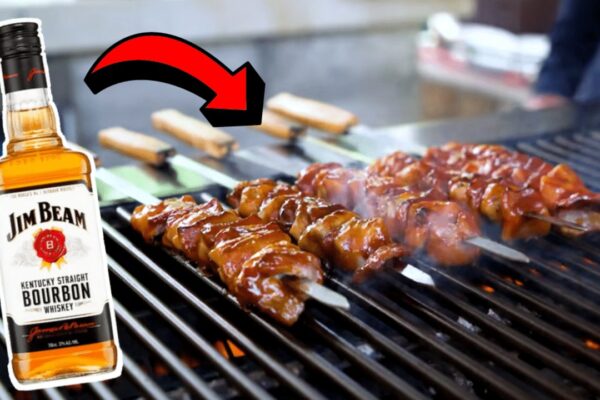 Easy BBQ Bourbon Chicken, homemade and freshly served