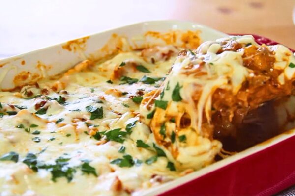 Budget-Friendly Beef Tortellini Casserole, homemade and freshly served