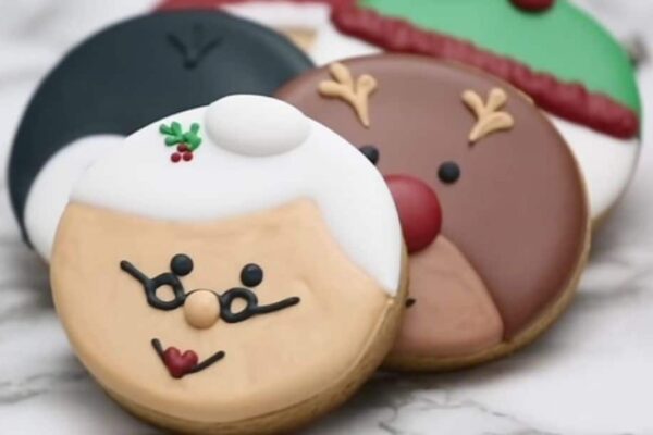 Easy Beginner Christmas Cookie, homemade and freshly served