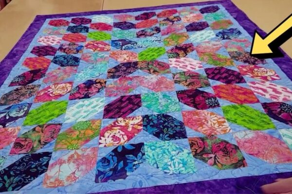 Finished the Easiest Beginner Quilt Ever (w/ Free Pattern), a completed DIY project