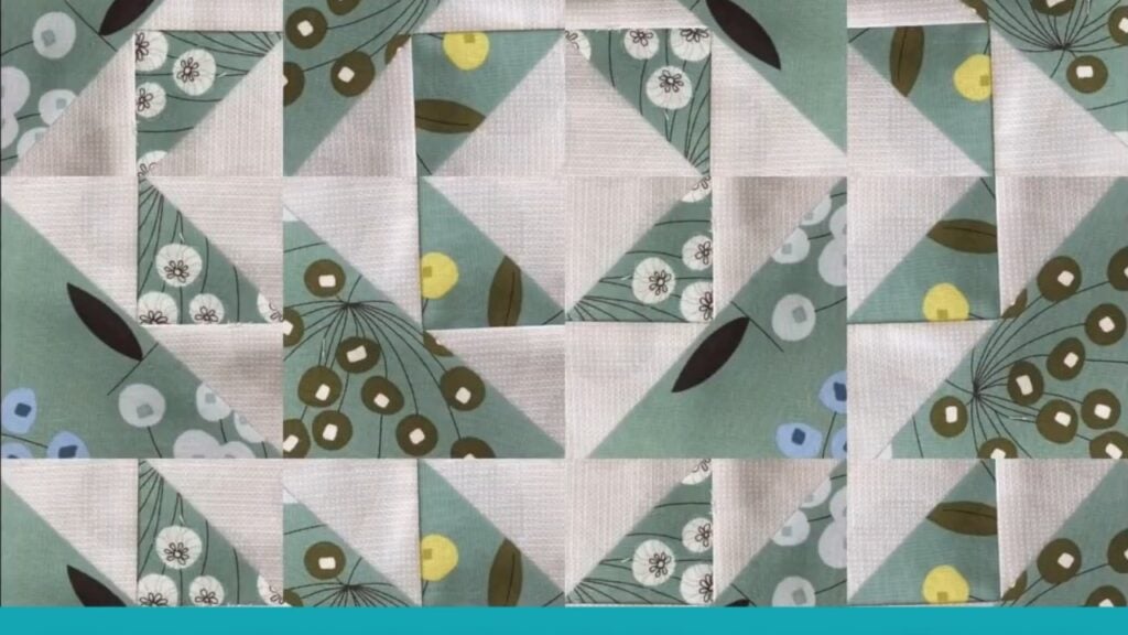Finished Super Simple Bird in the Air Quilt Block for Beginners, a completed DIY project