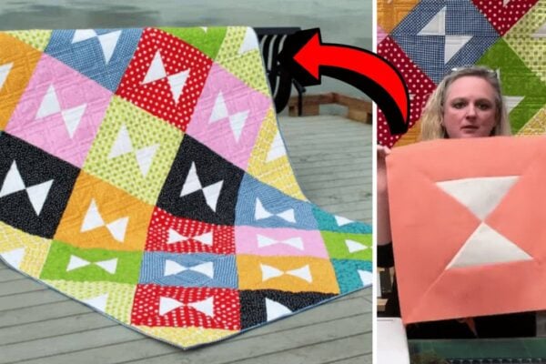 Finished Beginner-Friendly Box Spring Quilt, a completed DIY project