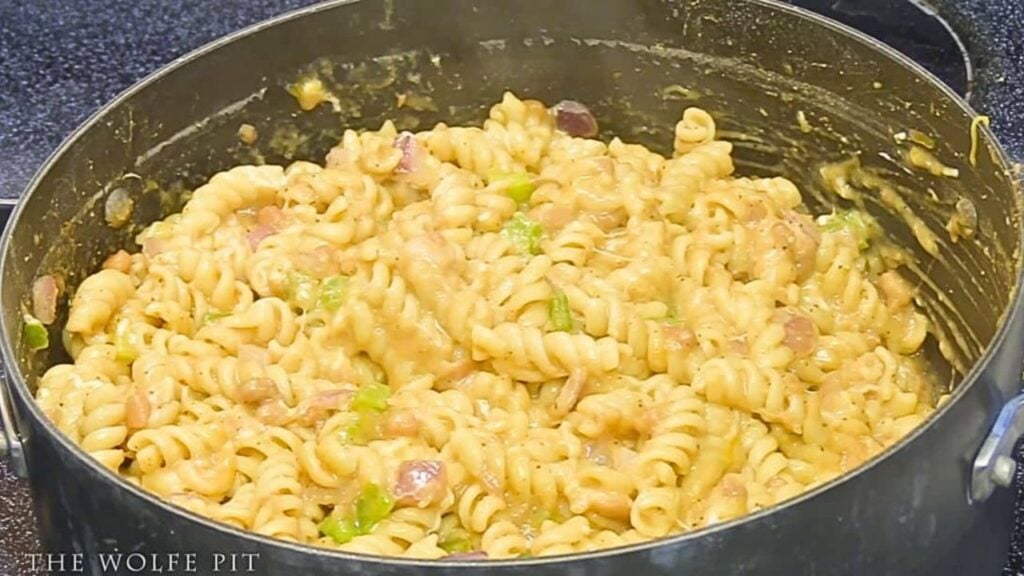 Easy One-Pot Pork & Beans Pasta, homemade and freshly served
