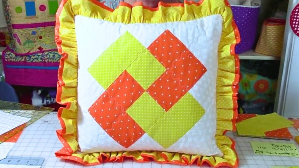 Finished a Card Trick Quilt Block, a completed DIY project