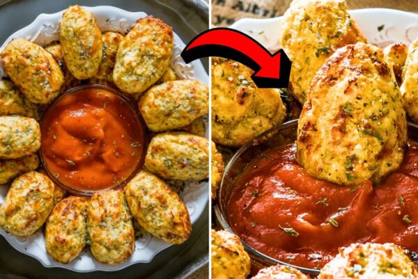 Easy Cauliflower Tots, homemade and freshly served