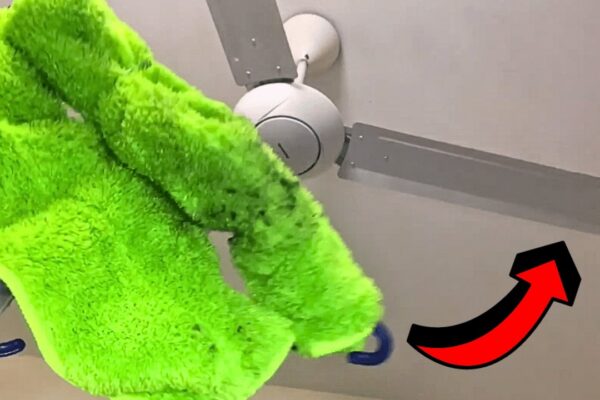 How to Clean a Ceiling Fan Without a Ladder