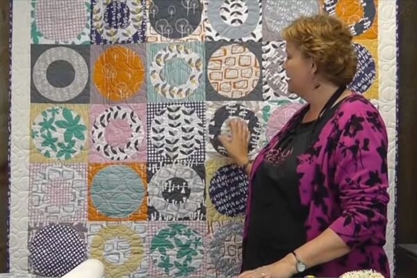 Finished Easy Cheerio Quilt Pattern With Jenny Doan, a completed DIY project