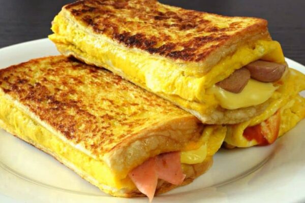 Easy Cheese & Egg Sandwich in 3 Ways, homemade and freshly served