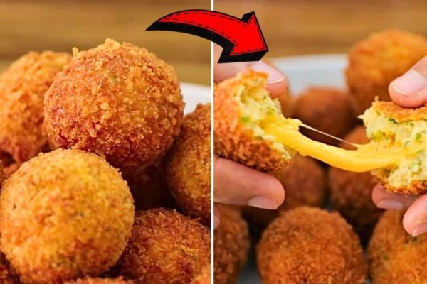 Easy Cheese-Stuffed Mashed Potato Balls, homemade and freshly served