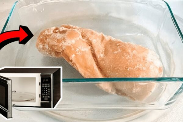 How to Thaw Chicken in the Microwave, homemade and freshly served