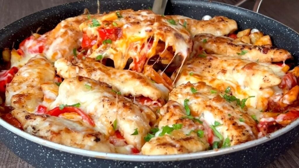 Easy Chicken and Vegetables, homemade and freshly served