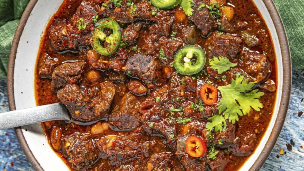 Easy Chili Con Carne, homemade and freshly served