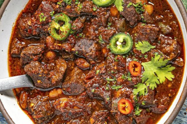 Easy Chili Con Carne, homemade and freshly served