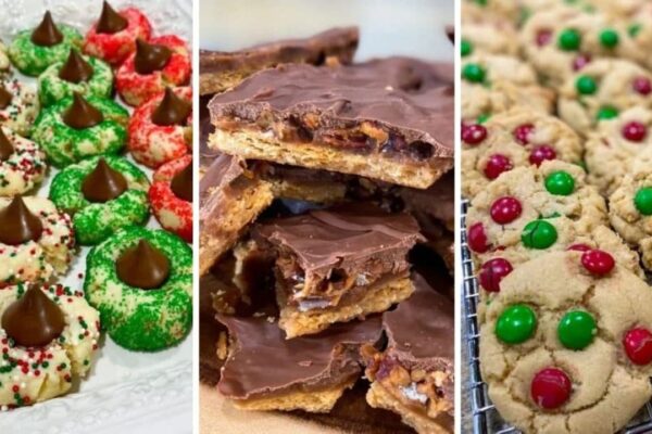 5 Easy Christmas Cookies, homemade and freshly served