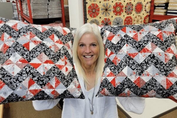 Finished Easy Last-Minute Christmas Pillow Sewing, a completed DIY project