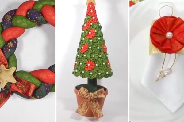 Finished 3 Easy Christmas Sewing Projects, a completed DIY project