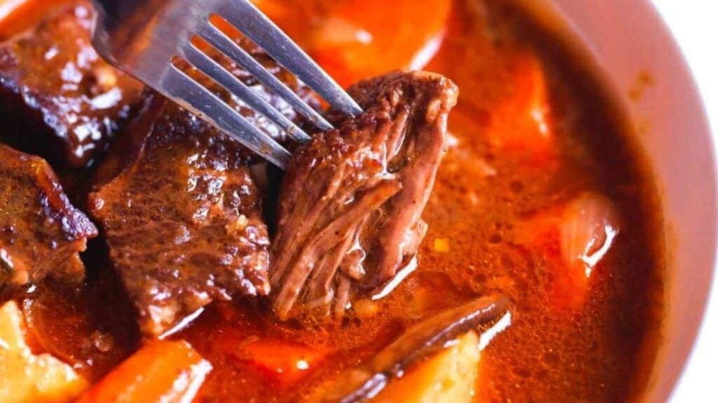 Easy Melt-In-Your-Mouth Beef Stew, homemade and freshly served