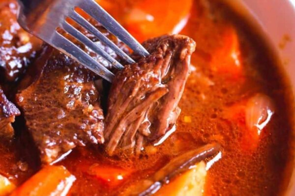 Easy Melt-In-Your-Mouth Beef Stew, homemade and freshly served