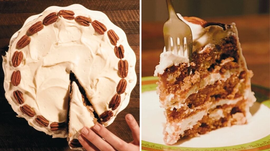 Easy-to-Make Classic Hummingbird Cake, homemade and freshly served