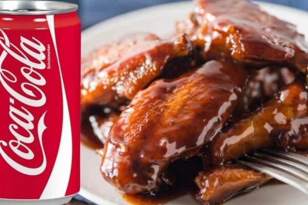 Easy Coke Chicken Wings, homemade and freshly served