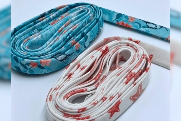 Finished Easy Continuous Bias Tape for Beginners, a completed DIY project