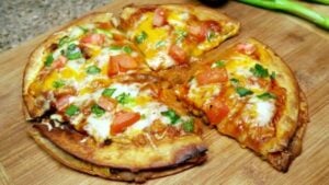Easy Copycat Taco Bell Mexican Pizza, homemade and freshly served