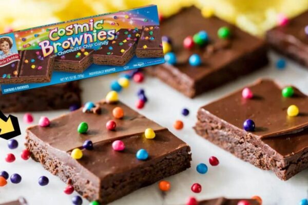 Easy Little Debbie Cosmic Brownies Copycat, homemade and freshly served