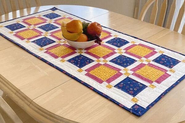 Finished Easy Country Charm Table Topper, a completed DIY project