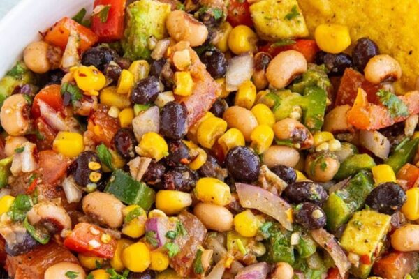 Easy Cowboy Caviar, homemade and freshly served