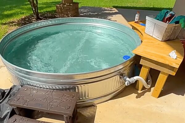 Finished How to Build an Inexpensive Cowboy Pool, a completed DIY project