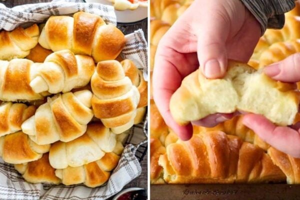 Crescent Rolls from Scratch, homemade and freshly served