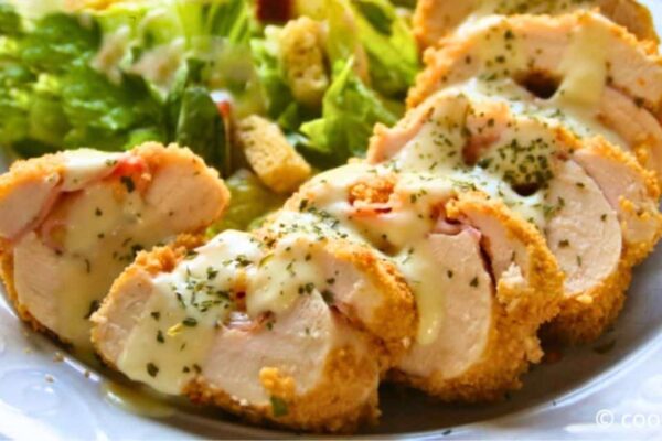 Learn The Easiest Chicken Cordon Bleu, homemade and freshly served