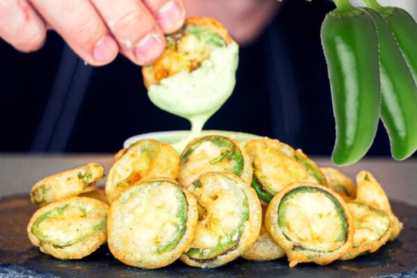 Crispy Jalapeno Bites, homemade and freshly served