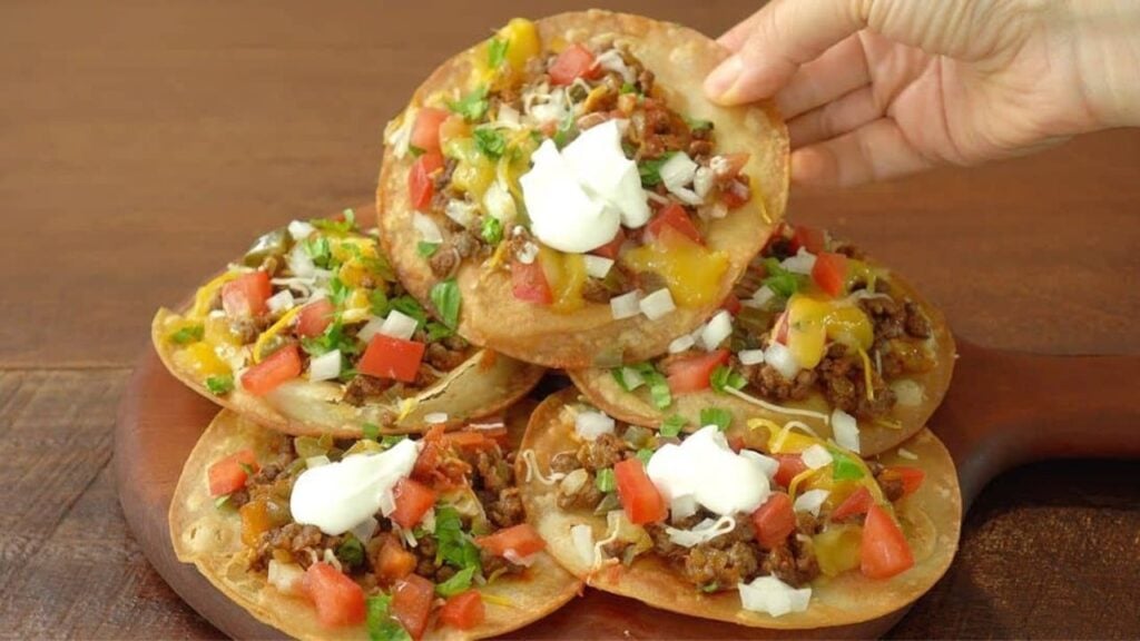 Super Crispy & Delicious Taco, homemade and freshly served