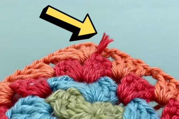 Finished How to Stop Yarn Ends From Popping Out, a completed DIY project