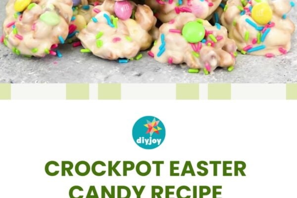 Easy Crockpot Easter Candy, homemade and freshly served