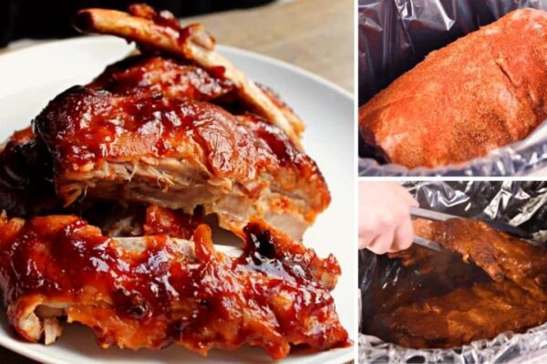 Easy Fall-Off-The-Bone Crockpot Ribs, homemade and freshly served