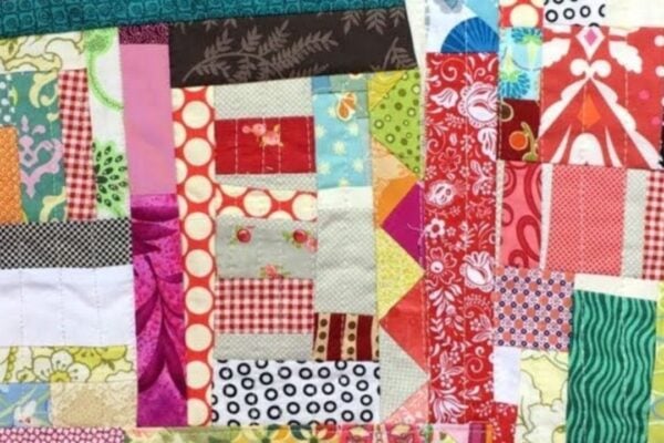 Finished Easy Crumb Quilt for Beginners, a completed DIY project