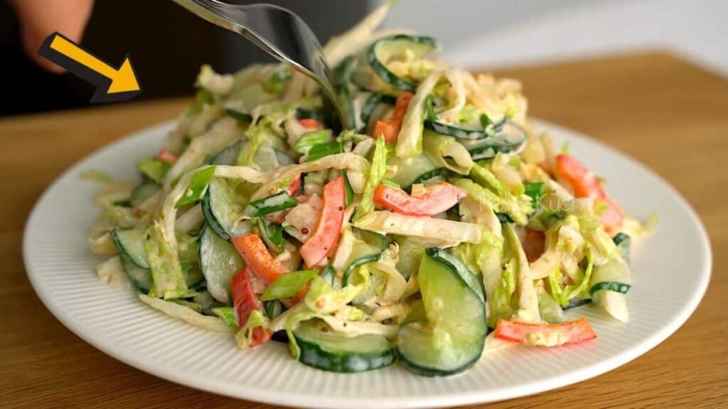 Easy Cucumber Salad Recipes, homemade and freshly served