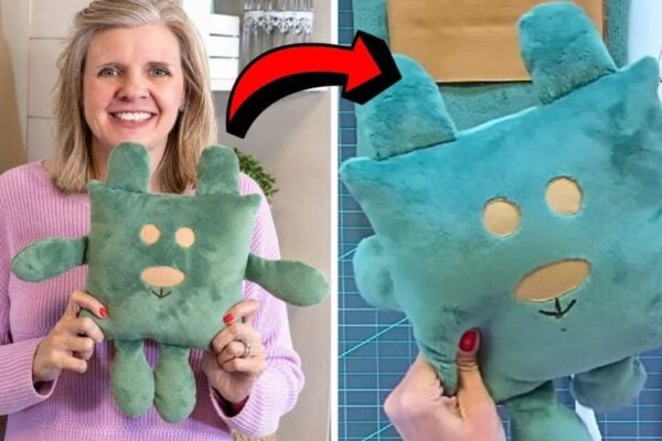 Finished Easy Cuddle Bear Sewing, a completed DIY project