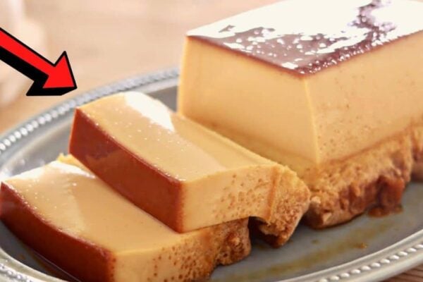 Easy Rich & Creamy Custard Pudding Cake, homemade and freshly served