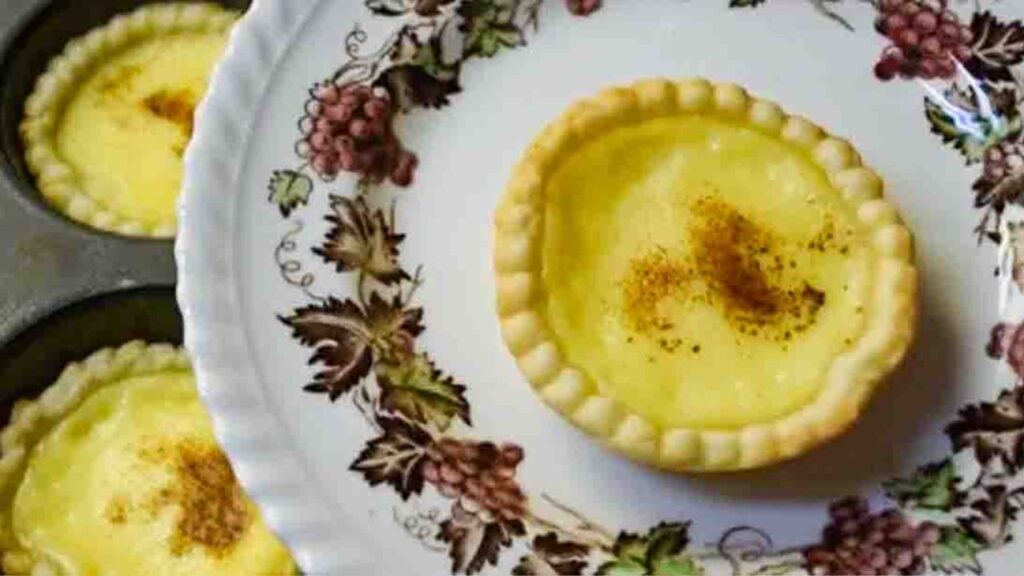 Easy Custard Tarts, homemade and freshly served