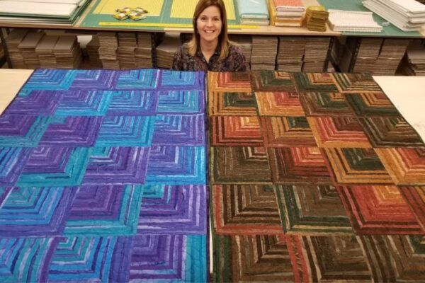 The Easiest Cutting Corners Quilt, homemade and freshly served