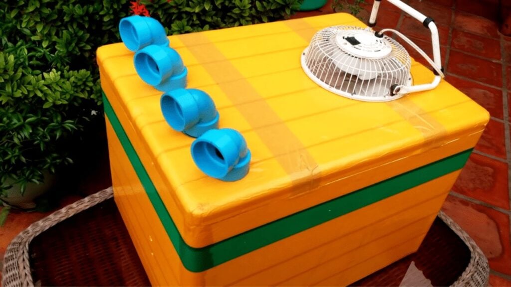 Finished a DIY Air Conditioner, a completed DIY project