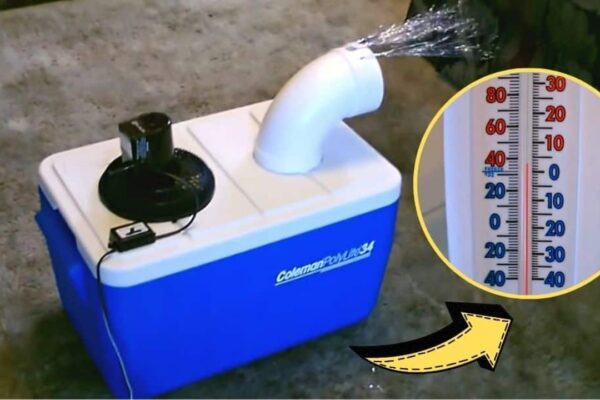 Finished Easy DIY Air Conditioner (Can Be Solar Powered), a completed DIY project