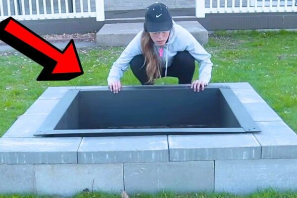 Finished How to Build a Simple & Modern DIY Square Fire Pit, a completed DIY project