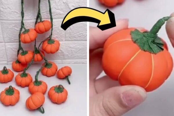 Finished Easy DIY Balloon Pumpkin, a completed DIY project