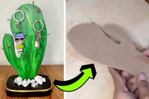 Finished a 3D Cactus Keychain Holder, a completed DIY project