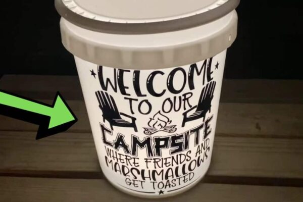 Finished Easy DIY Camping Glow Bucket Light, a completed DIY project